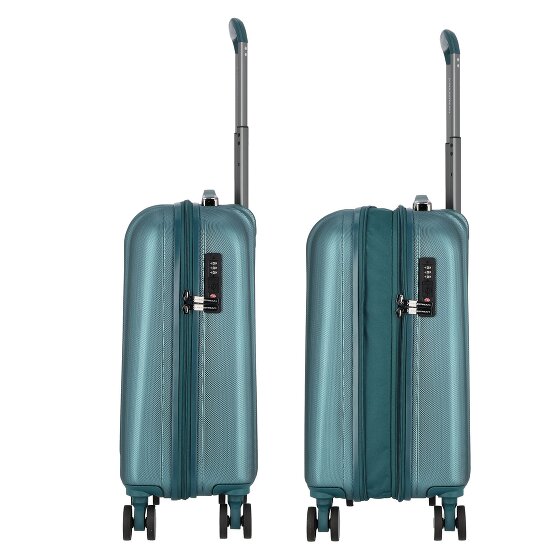 Polestream Moonrock 4 ruote Carrello della cabina 55 cm con piega di espansione