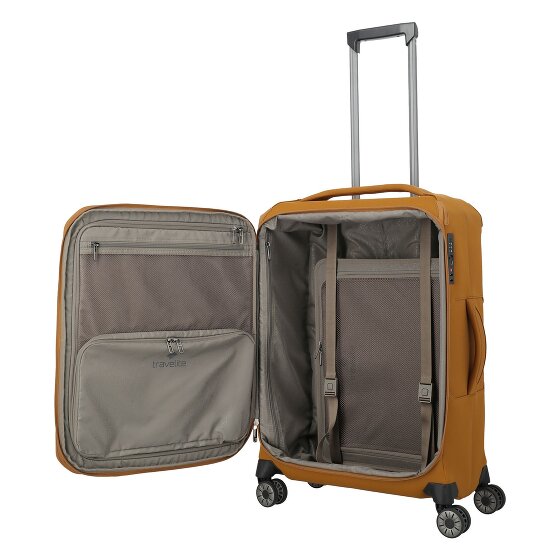 Travelite Priima 4 ruote Carrello della cabina M 68 cm con piega di espansione