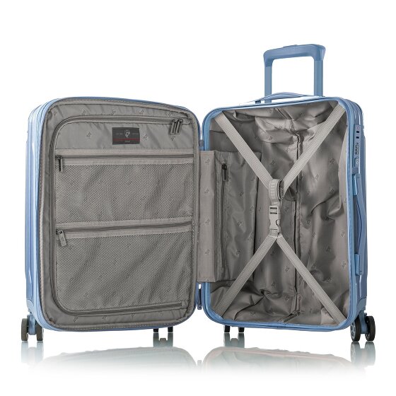 Heys Xtrak 4 ruote Carrello della cabina S 55 cm con piega di espansione