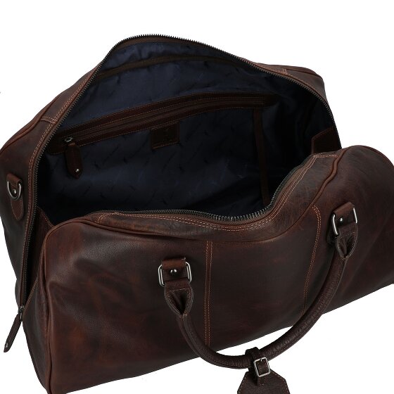 Jack Kinsky Porto Borsa da viaggio Weekender Pelle 55 cm