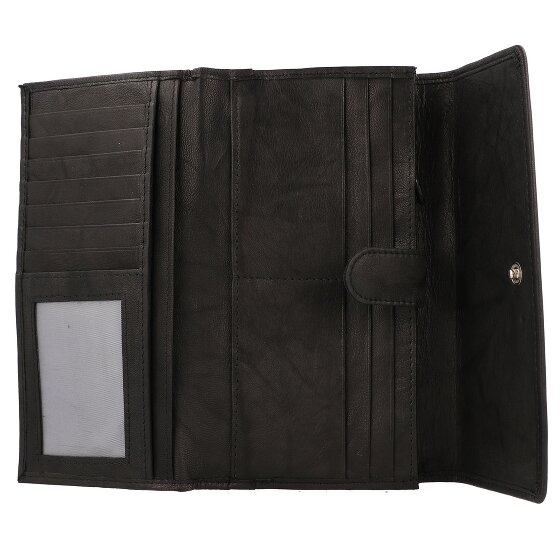 Greenburry Portafoglio Basic RFID in pelle 19 cm