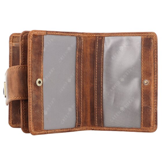 Greenburry Portafoglio vintage in pelle 12,5 cm