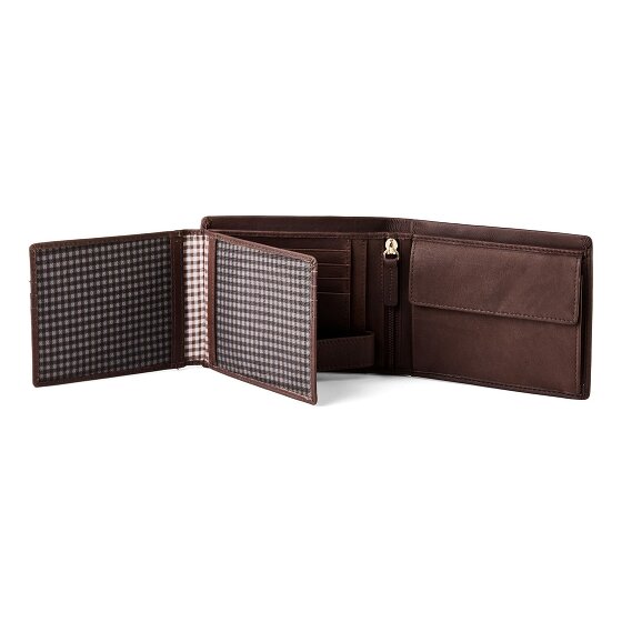 Esquire Chicago Portafoglio Protezione RFID Pelle 12 cm