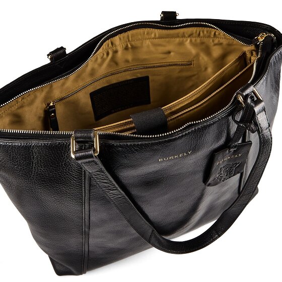 Burkely Fine Florence Borsa shopper Vera Pelle 37 cm Vano porta PC