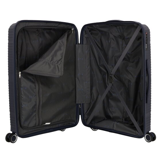d&n Travel Line 4200 Set di valigie a 4 ruote 3 pezzi.