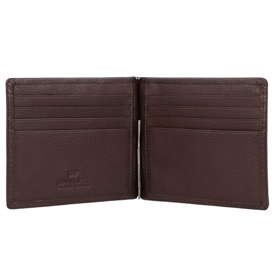 Braun Büffel Portafoglio Prato RFID in pelle 11 cm