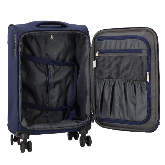 d&n Travel Line 9504 4 ruote Carrello della cabina S 55 cm