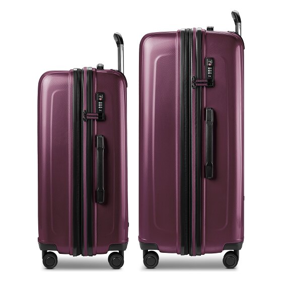 Redolz Essentials 14 4 ruote Set di valigie 2 pezzi espandibile