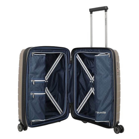 Travelite Air Base 4 ruote Carrello della cabina 55 cm con piega di espansione