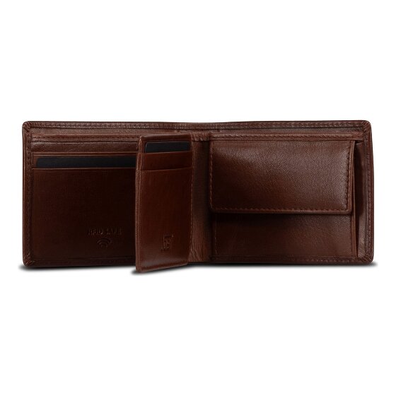 Jost Vardo Portafoglio Protezione RFID Pelle 10.5 cm