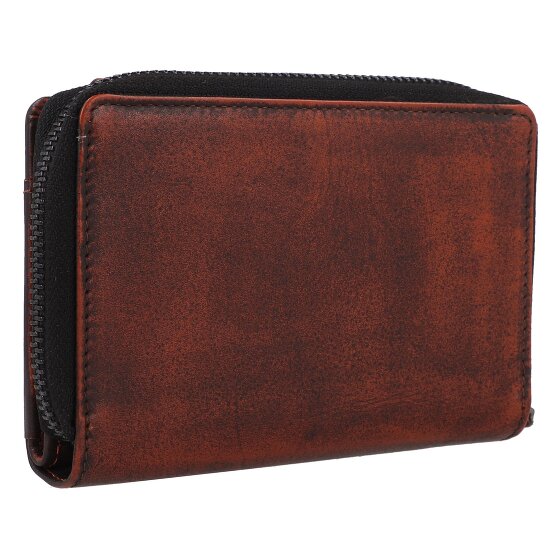 Greenburry Destressed Portafoglio Protezione RFID Pelle 13.5 cm