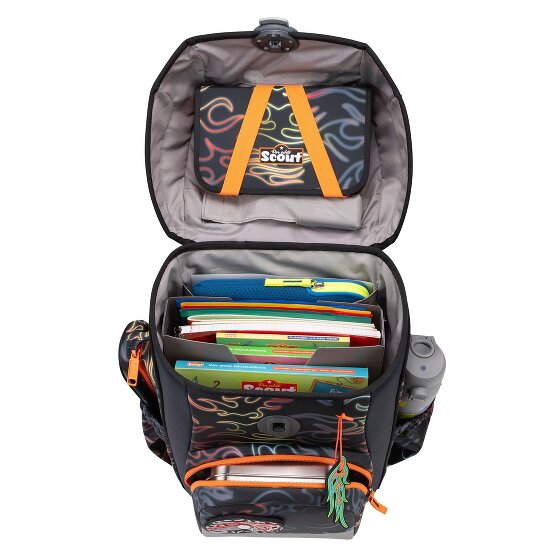 Scout Neo Exklusiv Safety Light Set di borse per la scuola 5 pezzi