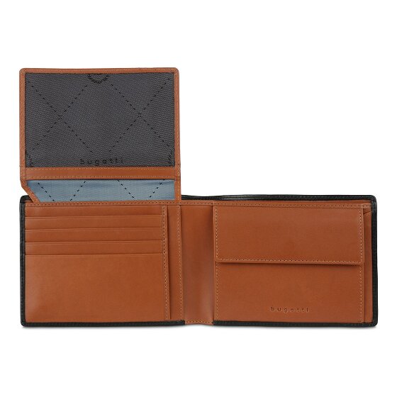 bugatti Roccia Portafoglio Protezione RFID Pelle 12.5 cm
