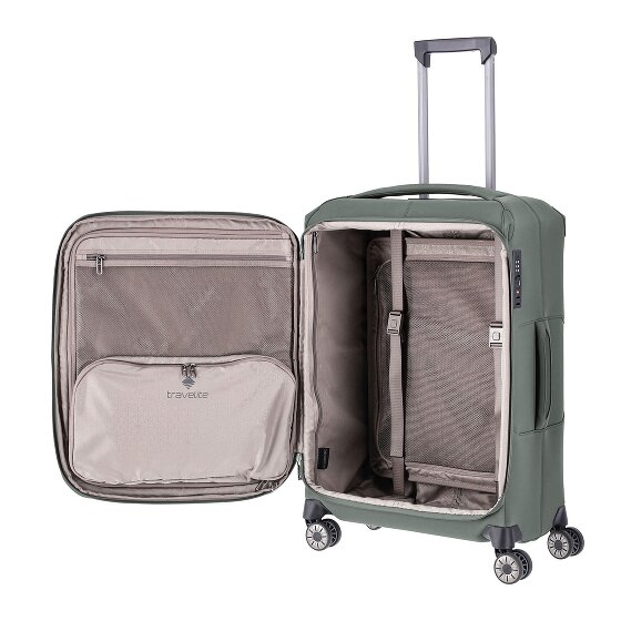 Travelite Priima 4 ruote Carrello 68 cm con piega di espansione