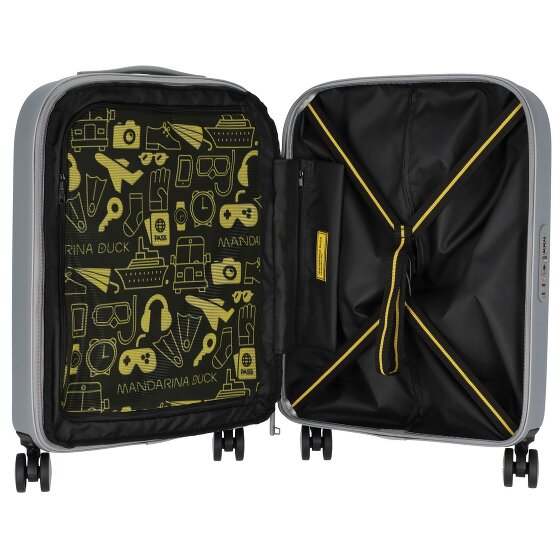Mandarina Duck Logoduck + 4 ruote Trolley cabina S 55 cm