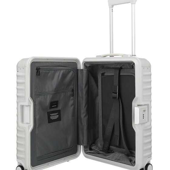 Titan Trolley cabina Eternity a 4 ruote, in Alluminio, 55 cm