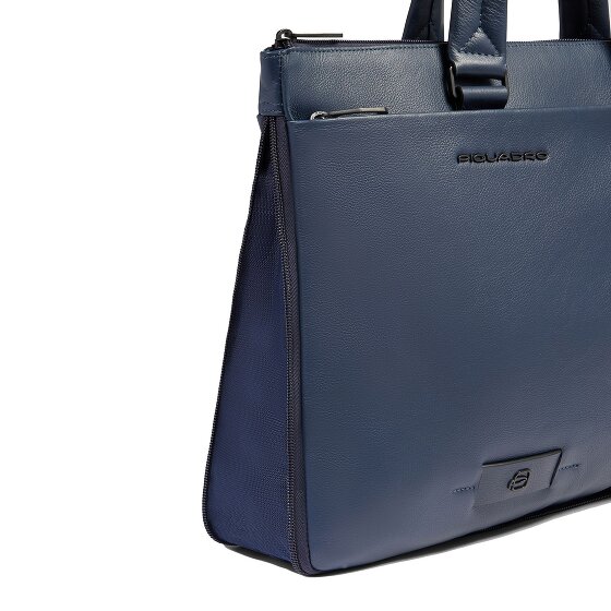 Piquadro Russel Valigetta Protezione RFID Pelle 42 cm Scomparto per laptop