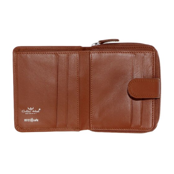 Golden Head Polo Portafoglio Protezione RFID Vera Pelle 10.5 cm