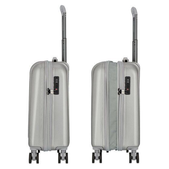 Polestream Moonrock 4 ruote Carrello della cabina 55 cm con piega di espansione