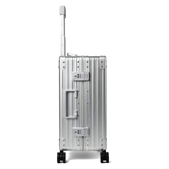 Aleon Trolley cabina Traveler Domestic a 4 ruote in Alluminio, 55 cm