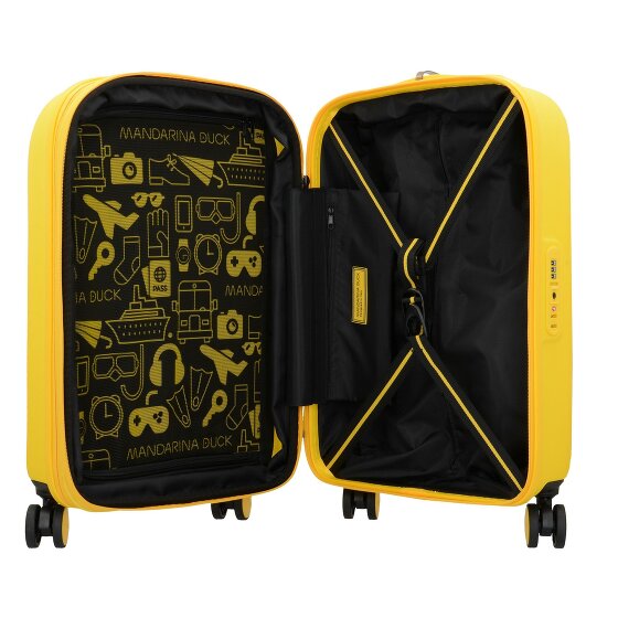 Mandarina Duck Logoduck Carrello cabina a 4 ruote 56 cm