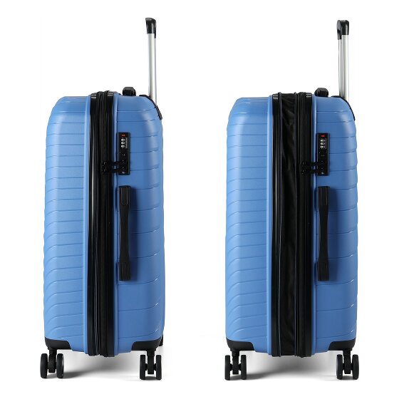 Benzi 5808 4 ruote Set di valigie 3 pezzi con piega di espansione