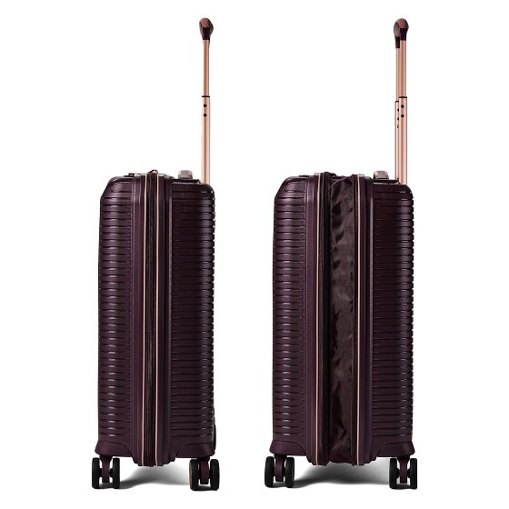 Polestream Paris 4 ruote Carrello della cabina 55 cm con piega di espansione