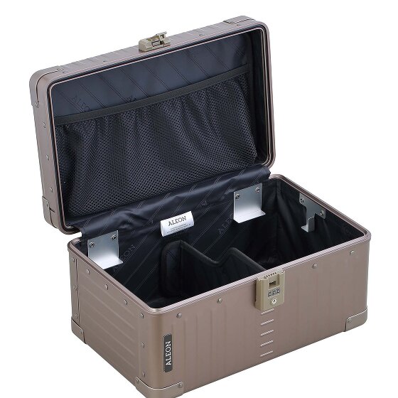 Aleon Trousse da viaggio Classic in alluminio, 39 cm