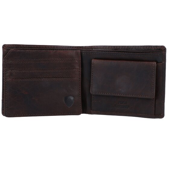 Spikes & Sparrow Portafoglio RFID in pelle 11 cm