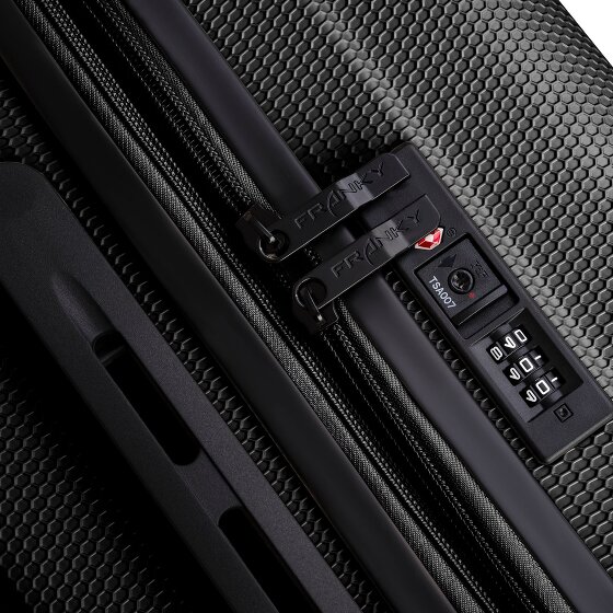 Franky Munich 4.0 Set di valigie a 4 ruote, 3 pezzi con piega elastica