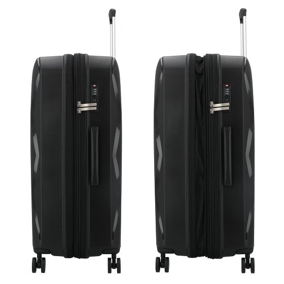 Gabol Infinity 4 ruote Carrello L 75 cm con piega di espansione