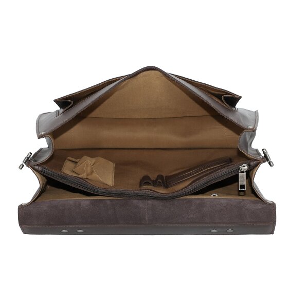 Burkely Cartella Scott vintage in pelle 38 cm