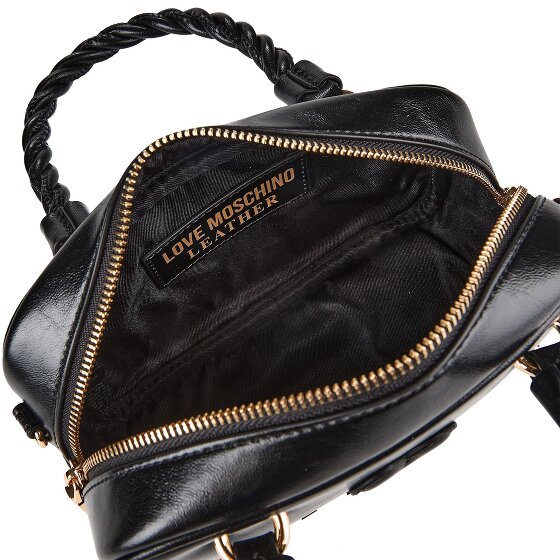 Love Moschino Nero Borsetta Vera Pelle 21 cm