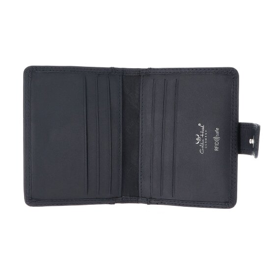Golden Head Polo Custodia per carta di credito Protezione RFID Vera Pelle 8 cm