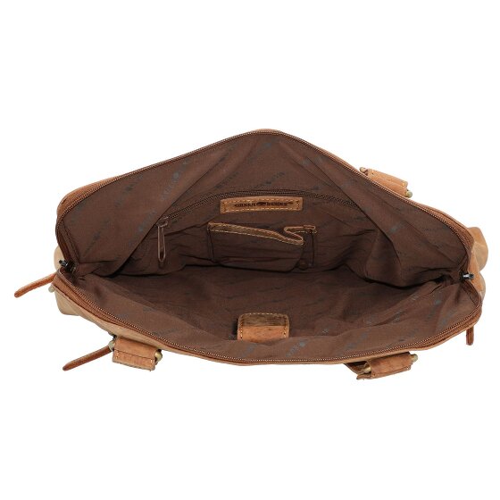 Greenburry Cartella vintage in pelle 37 cm Scomparto per laptop