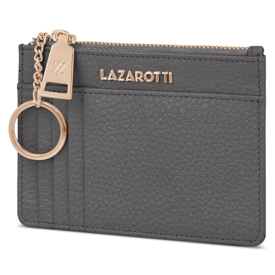 Lazarotti Bologna Portachiavi in pelle 11,5 cm con scomparto per air tag