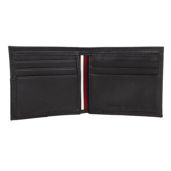 Tommy Hilfiger TH Saffiano Portafoglio Protezione RFID Pelle 11 cm Scatola regalo