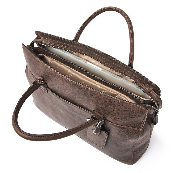 Castelijn & Beerens Carisma Borsa shopper Protezione RFID Vera Pelle 41 cm Vano porta PC