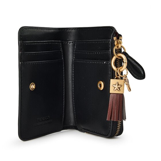 PINKO Love Wallet Portafoglio Vera Pelle 12 cm