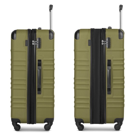 Wenger Amplar Evo 4 ruote Carrello L 75 cm con piega di espansione