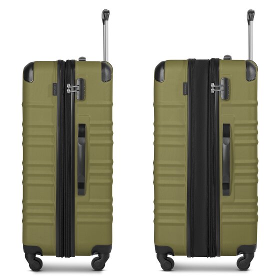 Wenger Amplar Evo 4 ruote Carrello L 75 cm con piega di espansione