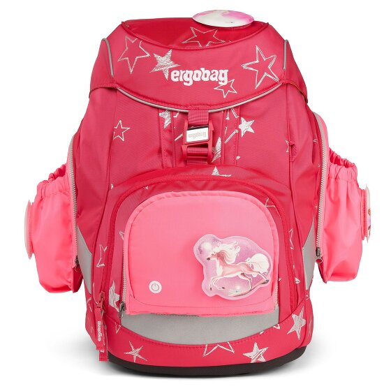 Ergobag Accessori Tasche laterali di sicurezza a led fluo Set 3 pezzi.
