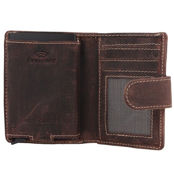 Jack Kinsky Baltimore Custodia per carta di credito Protezione RFID Pelle 11 cm