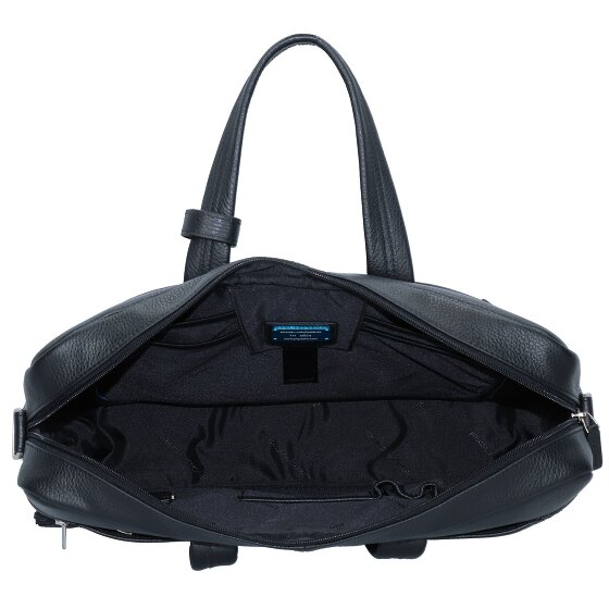 Piquadro Cartella in pelle con scomparto per laptop da 44 cm