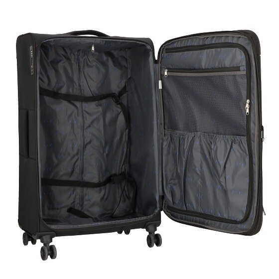 d&n Travel Line 9504 4 ruote Carrello L 76 cm con piega di espansione