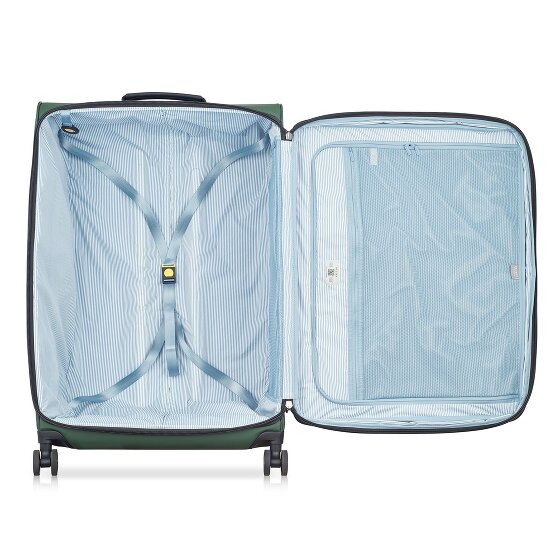 Delsey Paris Turenne Soft 4 ruote Carrello 83 cm con piega di espansione