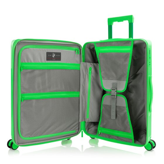Heys HiLite 4 ruote Set di valigie 3 pezzi con piega di espansione