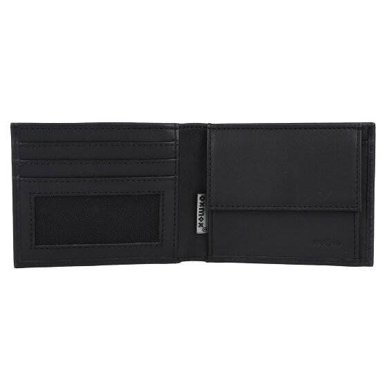 oxmox Leather Portafoglio Protezione RFID Pelle 10.5 cm