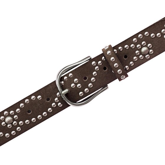 b.belt Cintura con borchie Vera Pelle