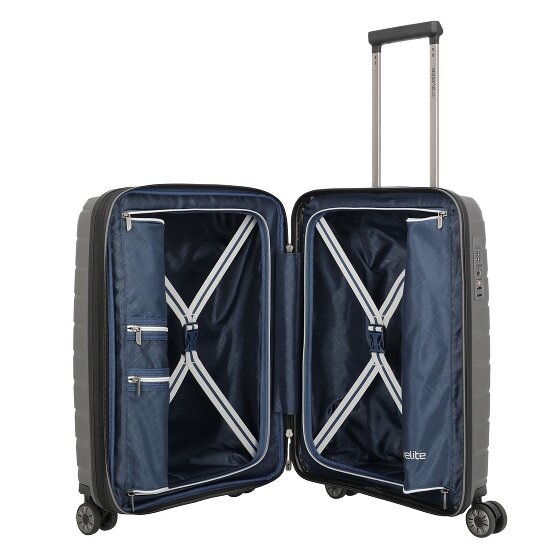 Travelite Air Base 4 ruote Carrello della cabina 55 cm con piega di espansione
